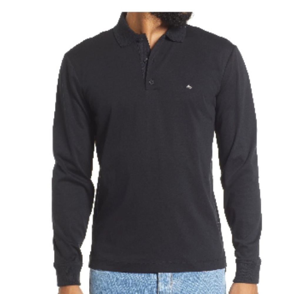 Men’s NWT Rag & Bone interlock polo